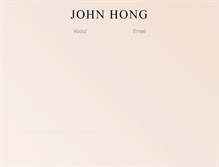 Tablet Screenshot of johnfrobelhong.com